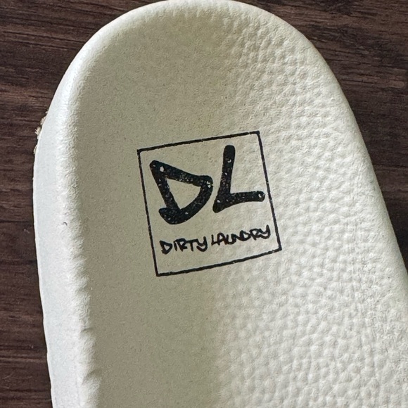 Colorful Dirty Laundry Zigzag Chevron Slide Summer Spring Platform Sandals - Picture 7 of 8